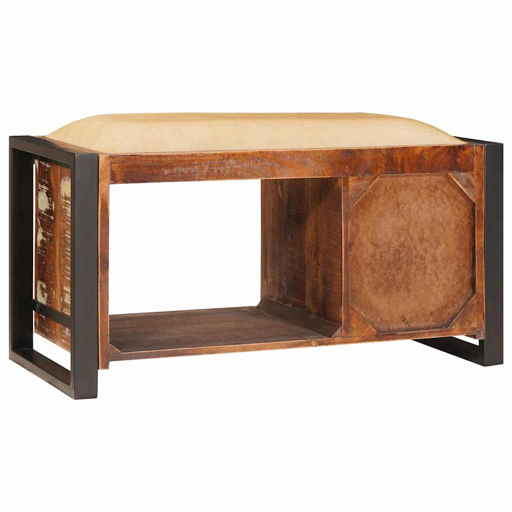 Panchina con contenitore Multicolore Legno massello di recupero | homemem39