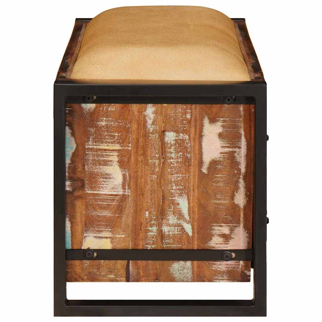 Panchina con contenitore Multicolore Legno massello di recupero | homemem39