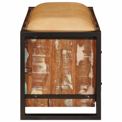 Panchina con contenitore Multicolore Legno massello di recupero | homemem39