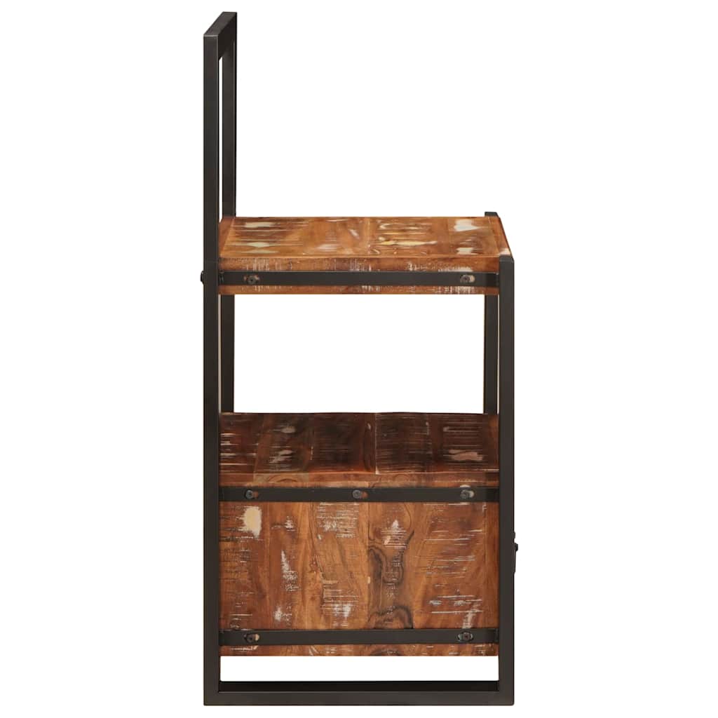 Appendiabiti con cassetto Multicolore Legno Recuperato Massello | homemem39