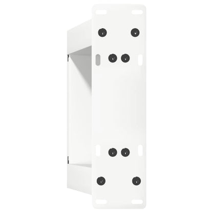 Gambe Tavolino da Caffè a U 2 pz Bianco 30x(30-31)cm in Acciaio - homemem39