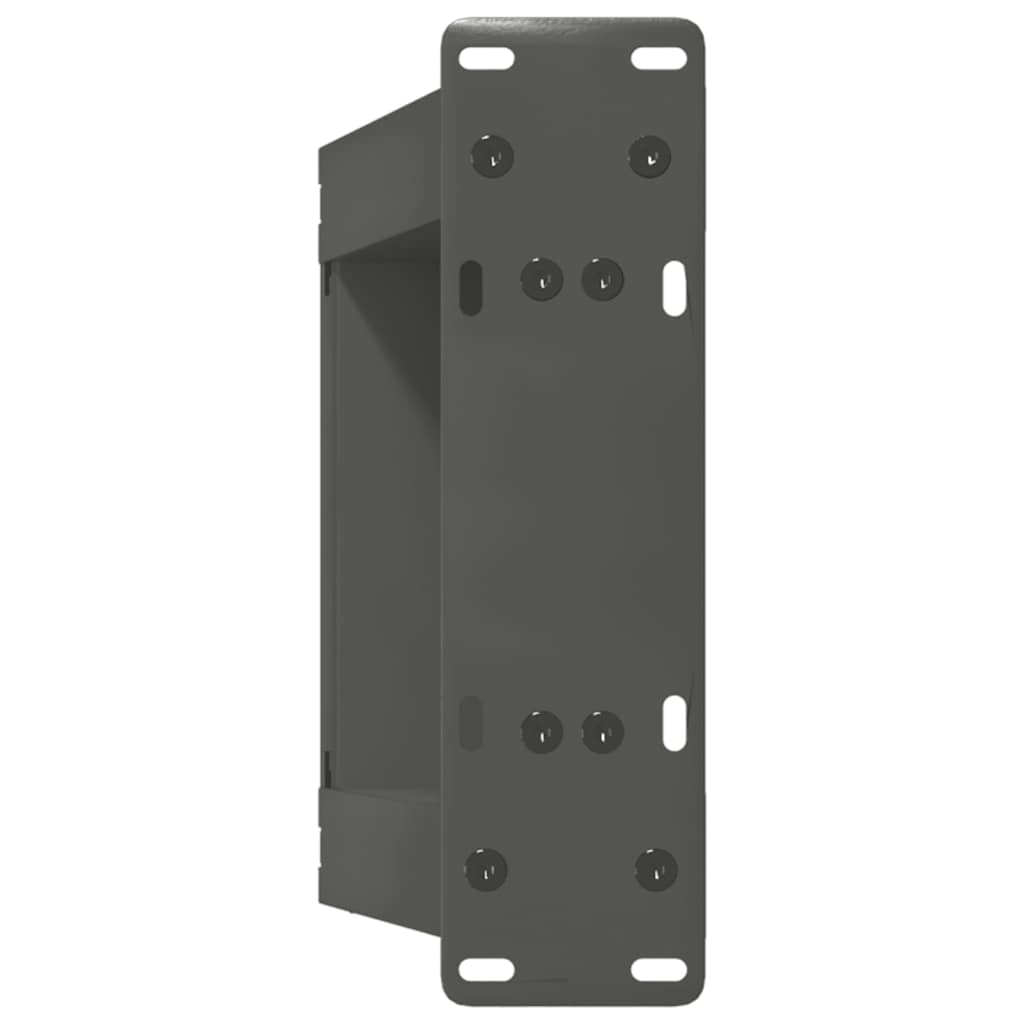 Gambe Tavolino Caffè a U 2 pz Antracite 30x(30-31)cm in Acciaio - homemem39