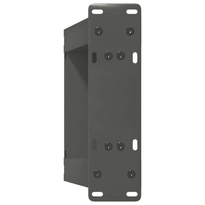 Gambe per Tavolino da Caffè forma U 2 pz Antracite 30x(30-31)cm