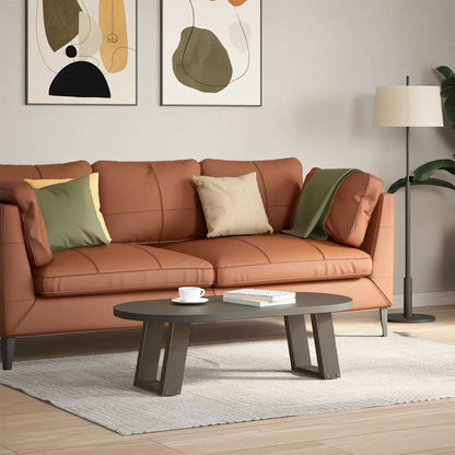 Gambe Tavolino Caffè a U 2 pz 30x(30-31)cm in Acciaio - homemem39