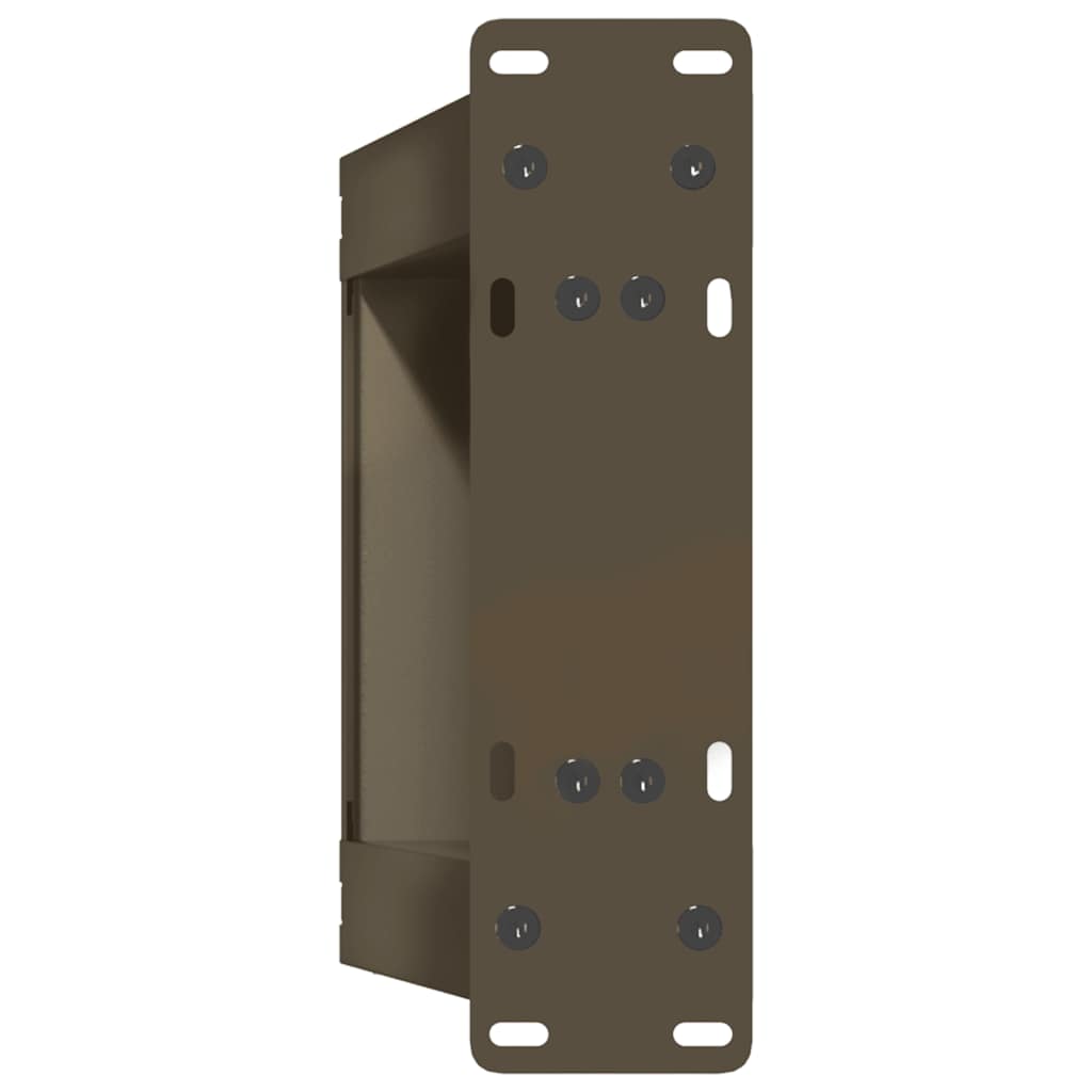 Gambe Tavolino Caffè a U 2 pz 30x(30-31)cm in Acciaio - homemem39