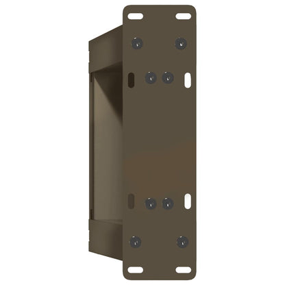 Gambe Tavolino Caffè a U 2 pz 30x(30-31)cm in Acciaio - homemem39