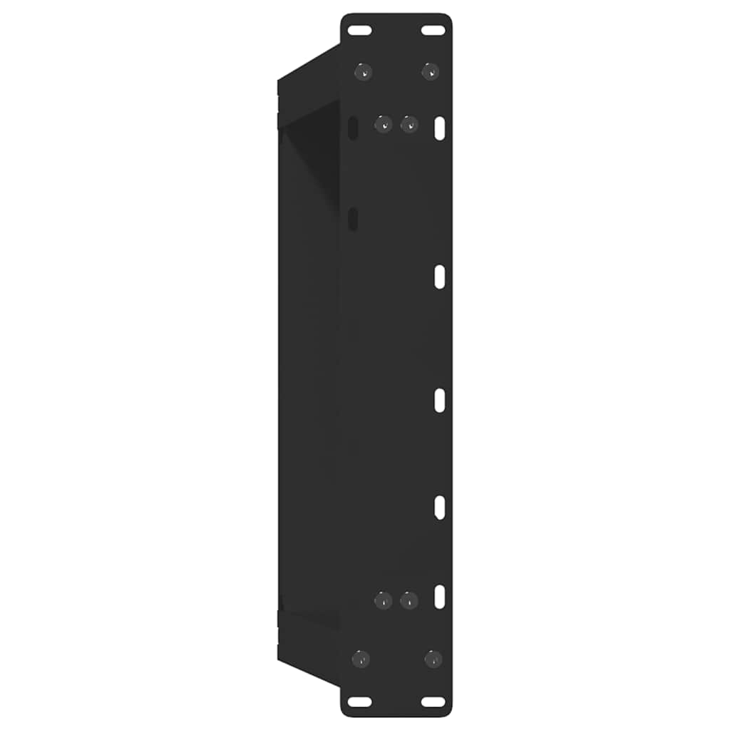 Gambe per Tavolino da Caffè a Forma di U 2 pz Nere 40x(30-31)cm
