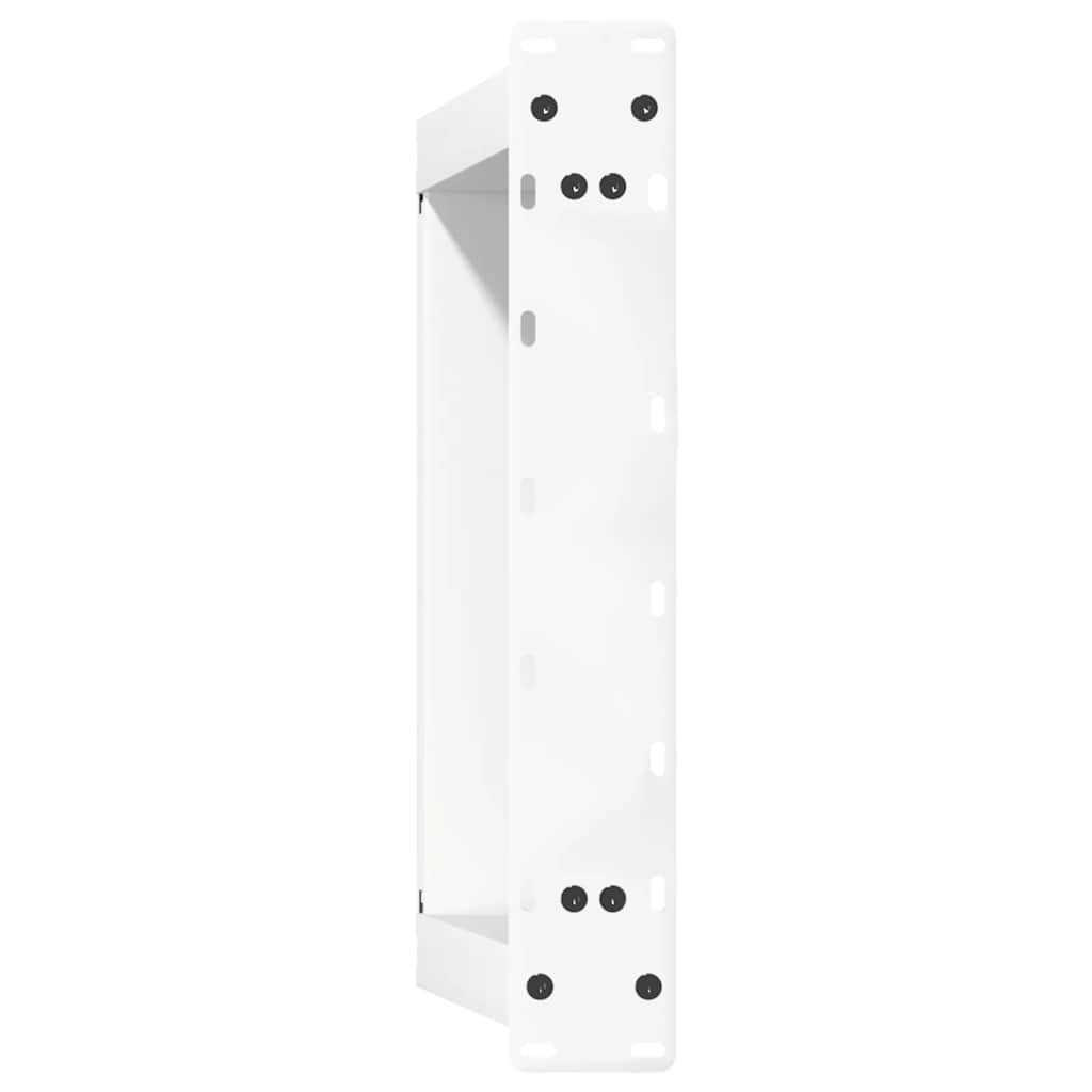 Gambe Tavolino da Caffè a U 2 pz Bianco 40x(30-31)cm in Acciaio - homemem39