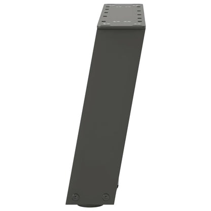 Gambe Tavolino Caffè a U 2 pz Antracite 50x(30-31)cm in Acciaio - homemem39