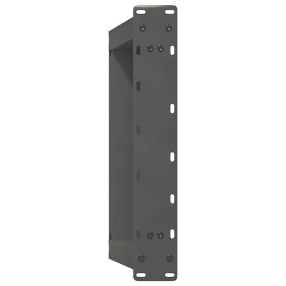 Gambe Tavolino Caffè a U 2 pz Antracite 50x(30-31)cm in Acciaio - homemem39