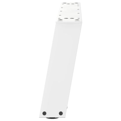 Gambe per Tavolino da Caffè forma U 2 pz Bianche 60x(30-31) cm
