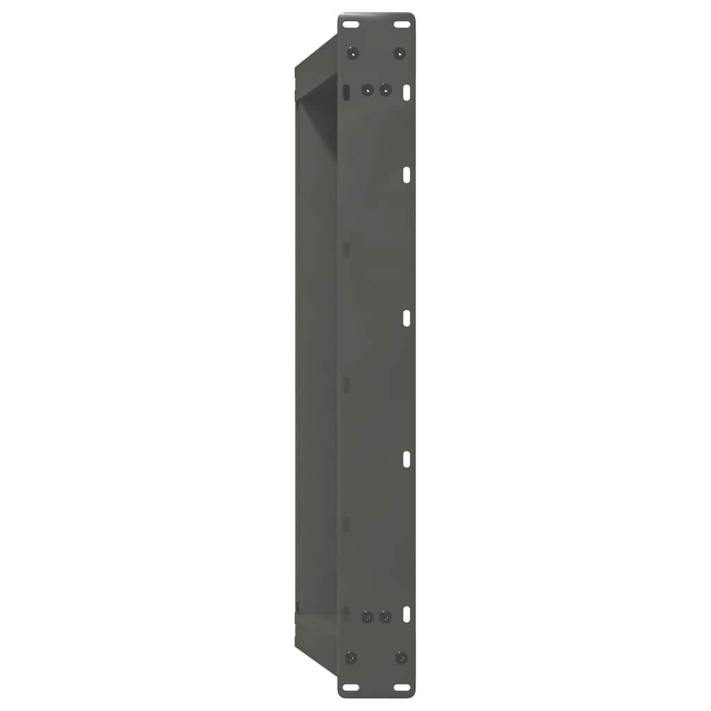 Gambe Tavolino Caffè a U 2 pz Antracite 60x(30-31)cm in Acciaio - homemem39