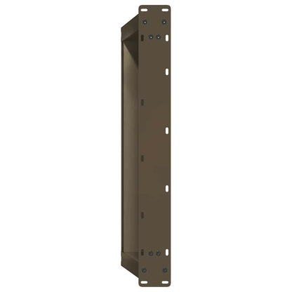 Gambe Tavolino Caffè a U 2 pz 60x(30-31)cm in Acciaio - homemem39