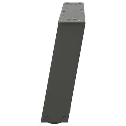 Gambe Tavolino Caffè a U 2 pz Antracite 70x(30-31)cm in Acciaio - homemem39
