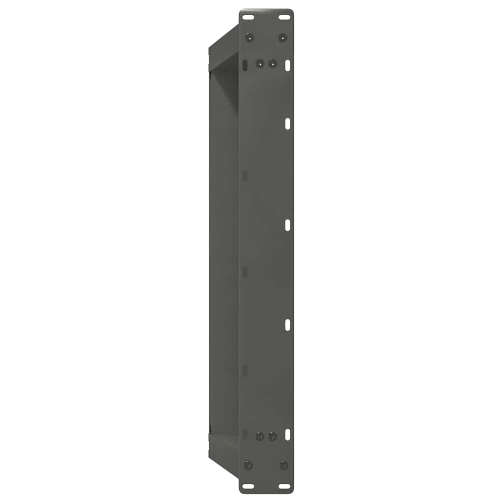 Gambe Tavolino Caffè a U 2 pz Antracite 70x(30-31)cm in Acciaio - homemem39