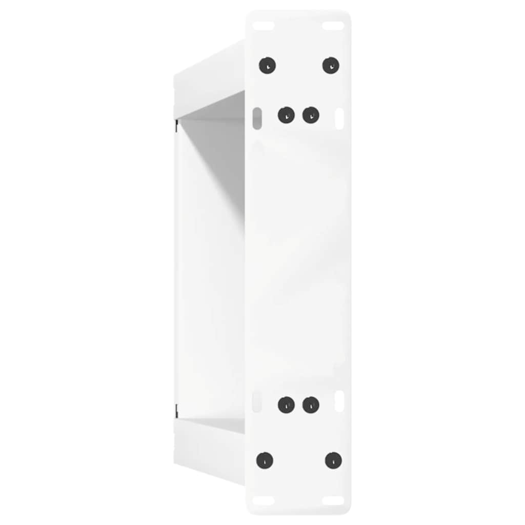 Gambe Tavolino Caffè a U 2 pz Bianco 28x(42-43) cm Acciaio - homemem39