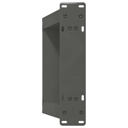 Gambe per Tavolino da Caffè forma U 2 pz Antracite 28x(42-43)cm