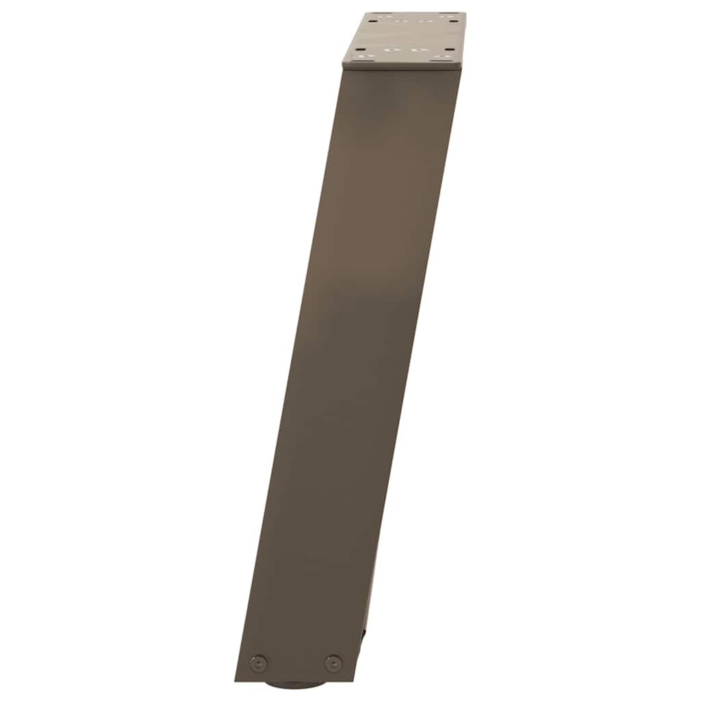 Gambe Tavolino Caffè a U 2 pz 28x(42-43) cm Acciaio - homemem39
