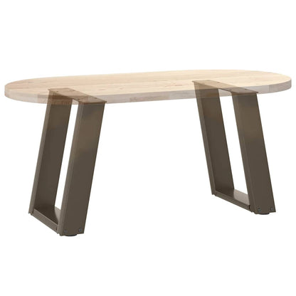 Gambe Tavolino Caffè a U 2 pz 28x(42-43) cm Acciaio - homemem39
