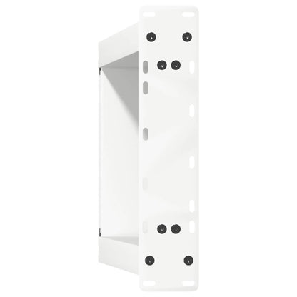 Gambe Tavolino Caffè a U 2 pz Bianco 38x(42-43) cm Acciaio - homemem39