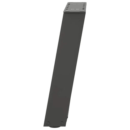 Gambe Tavolino Caffè a U 2 pz Antracite 38x(42-43) cm Acciaio - homemem39