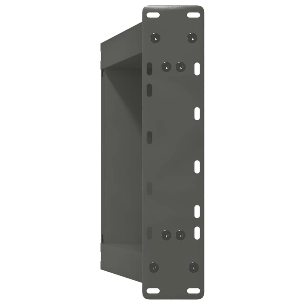Gambe Tavolino Caffè a U 2 pz Antracite 38x(42-43) cm Acciaio - homemem39