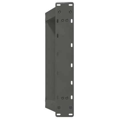 Gambe per Tavolino da Caffè forma U 2 pz Antracite 50x(42-43)cm