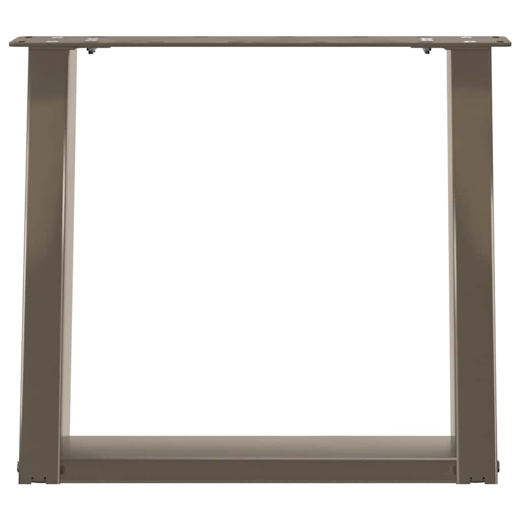 Gambe Tavolino Caffè a U 2 pz 50x(42-43) cm Acciaio - homemem39