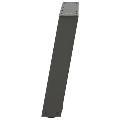 Gambe per Tavolino da Caffè forma U 2 pz Antracite 60x(42-43)cm