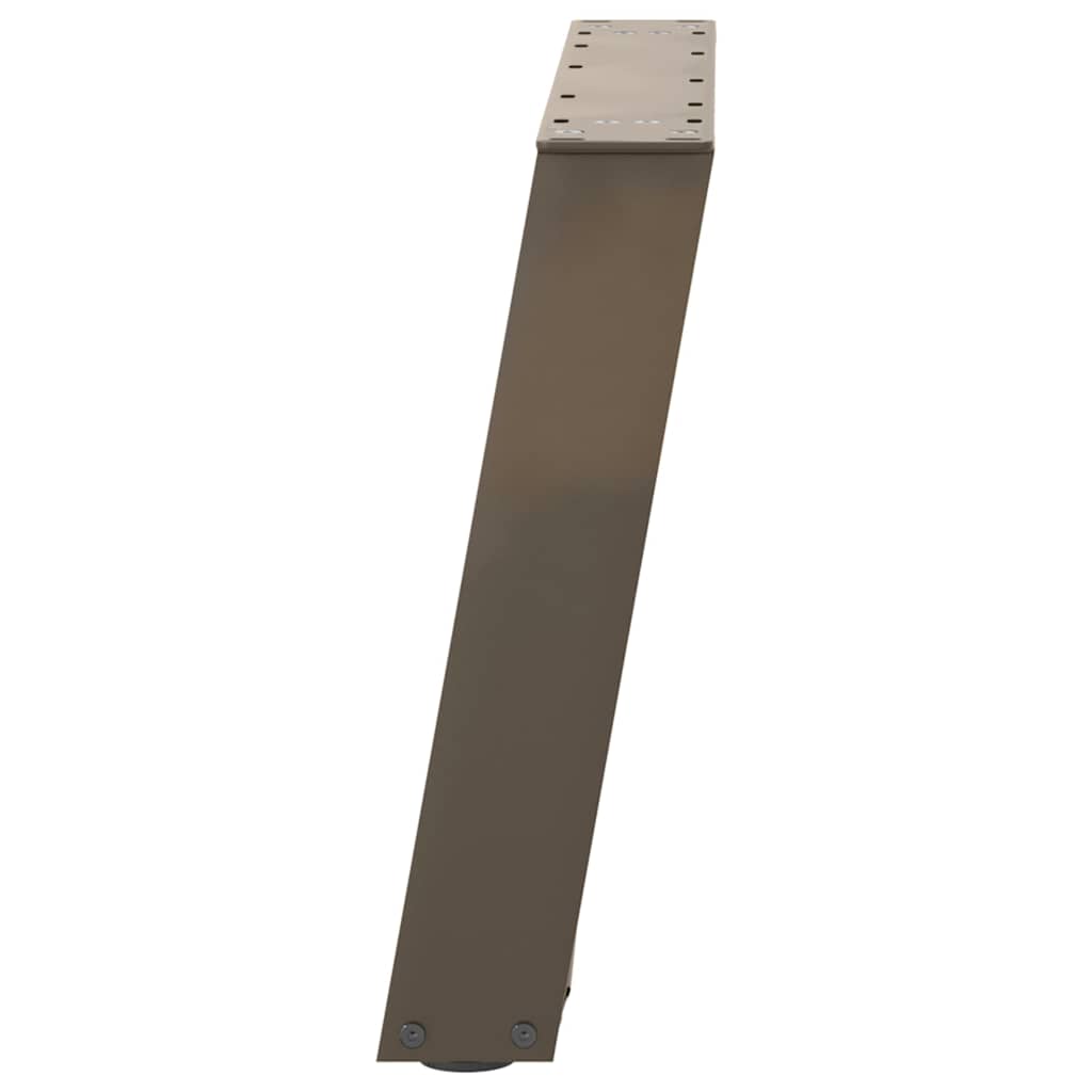 Gambe Tavolino Caffè a U 2 pz 60x(42-43) cm Acciaio - homemem39