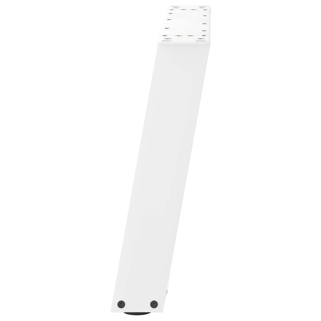 Gambe per Tavolino da Caffè forma U 2 pz Bianche 70x(42-43) cm