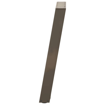 Gambe per tavolo consolle forma U 2 pz naturale 38x(72-73) cm