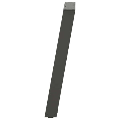 Gambe per tavolo da pranzo forma U 2 pz Antracite 50x(72-73) cm