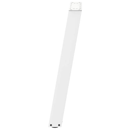 Gambe Tavolo Pranzo a U 2 pz Bianco 60x(72-73) cm Acciaio - homemem39