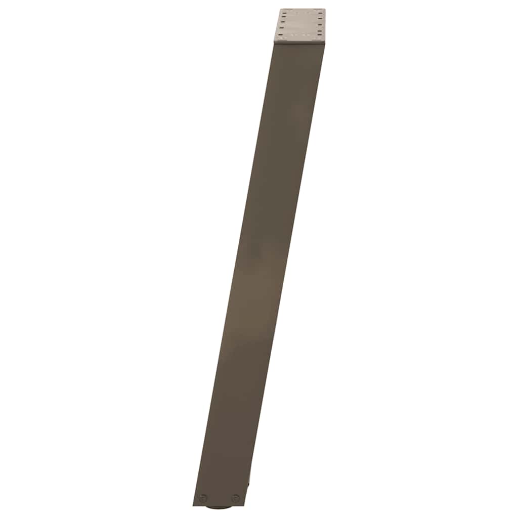 Gambe Tavolo Pranzo a U 2 pz 60x(72-73) cm Acciaio - homemem39