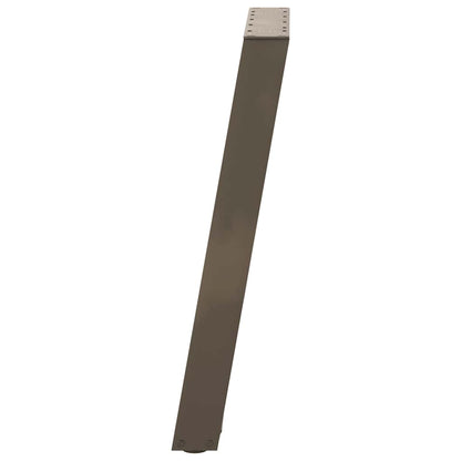 Gambe Tavolo Pranzo a U 2 pz 60x(72-73) cm Acciaio - homemem39