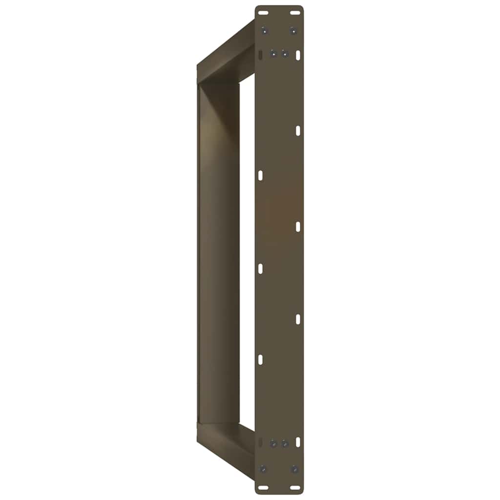 Gambe per tavolo da pranzo forma U 2 pz naturale 70x(72-73) cm