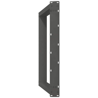 Gambe per tavolo da pranzo forma U 2 pz Antracite 80x(72-73) cm