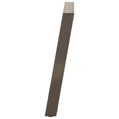 Gambe per tavolo da pranzo forma U 2 pz naturale 90x(72-73) cm