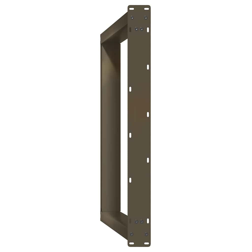 Gambe Tavolo Pranzo a U 2 pz 100x(72-73) cm Acciaio - homemem39