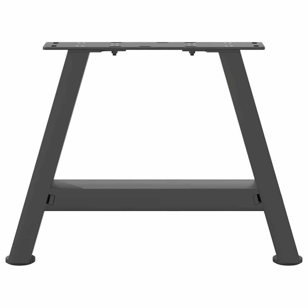 Gambe per Tavolino da Caffè forma A 2 pz Antracite 30x(30-31)cm