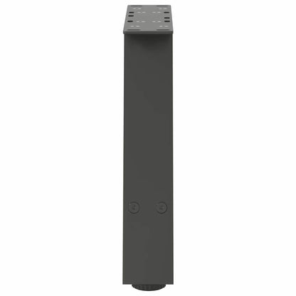 Gambe per Tavolino da Caffè forma A 2 pz Antracite 30x(30-31)cm