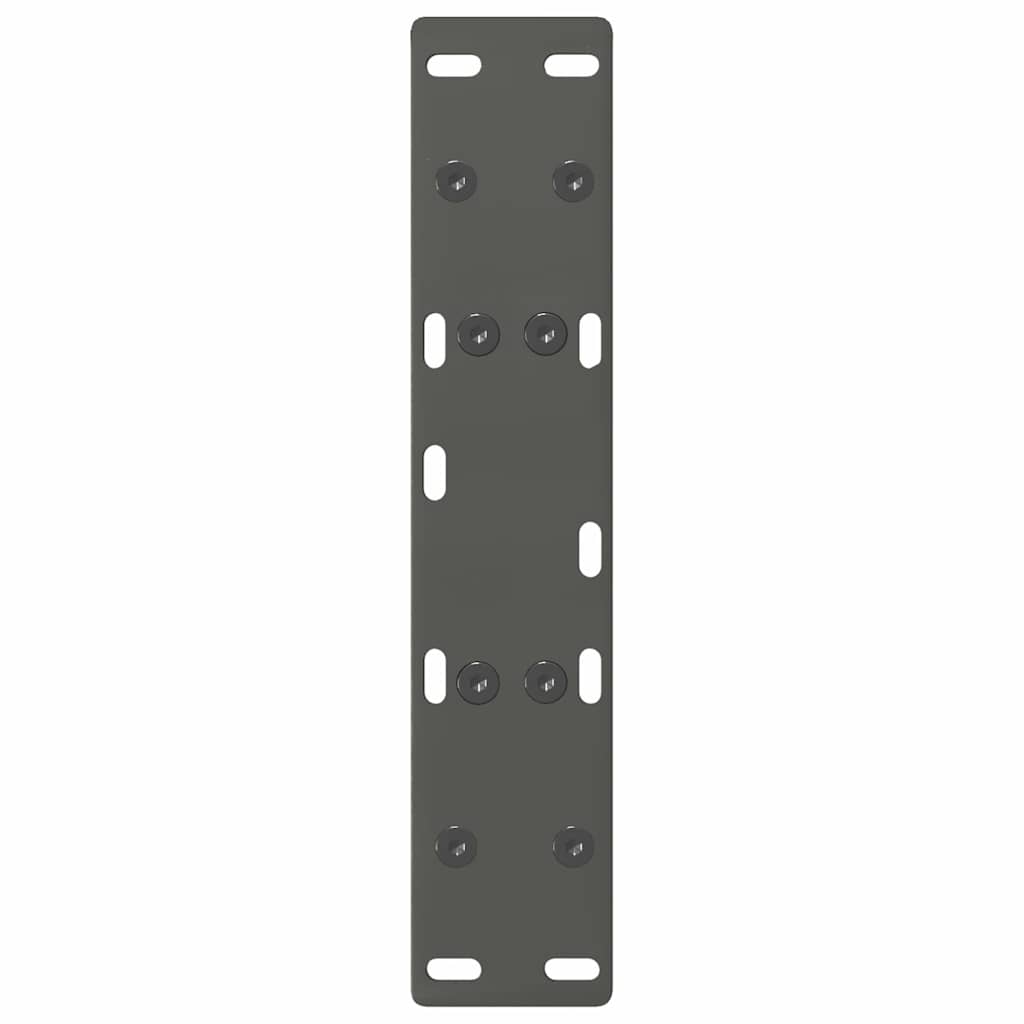 Gambe Tavolino Caffè a A 2 pz Antracite 30x(30-31)cm in Acciaio - homemem39