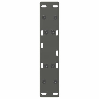 Gambe Tavolino Caffè a A 2 pz Antracite 30x(30-31)cm in Acciaio - homemem39