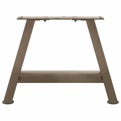 Gambe Tavolino da Caffè a A 2 pz 30x(30-31) cm in Acciaio