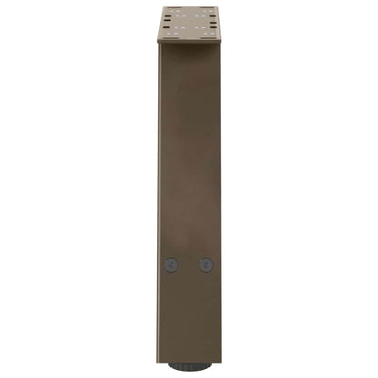 Gambe Tavolino da Caffè a A 2 pz 30x(30-31) cm in Acciaio