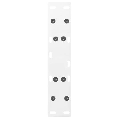Gambe Tavolino da Caffè a A 2pz Bianco 40x(30-31) cm Acciaio - homemem39