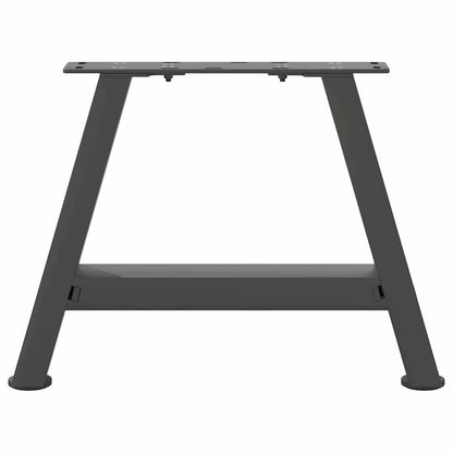 Gambe per Tavolino da Caffè forma A 2 pz Antracite 40x(30-31)cm