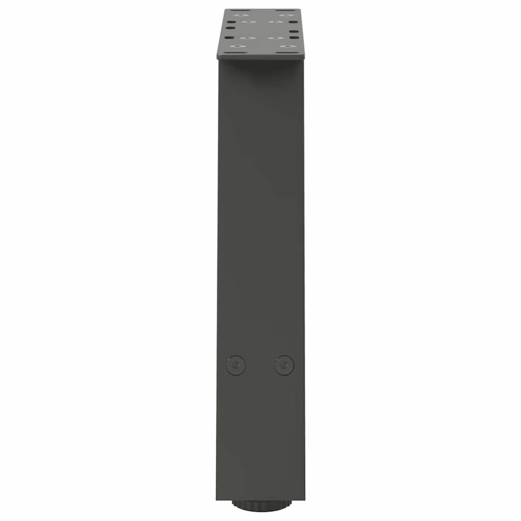 Gambe per Tavolino da Caffè forma A 2 pz Antracite 40x(30-31)cm