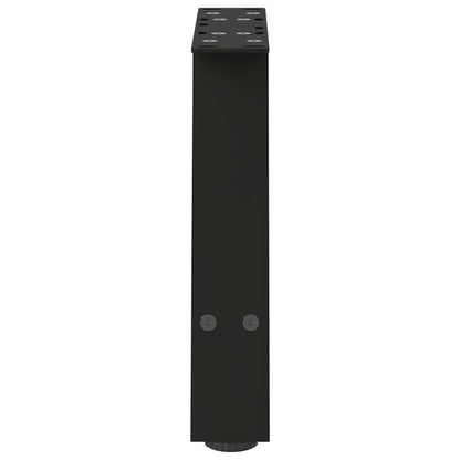 Gambe Tavolino da Caffè a A 2 pz Nero 50x(30-31) cm in Acciaio - homemem39